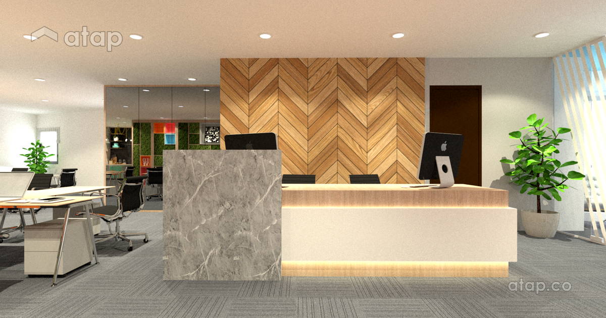 Colourful Office interior design renovation ideas, photos and price in ...