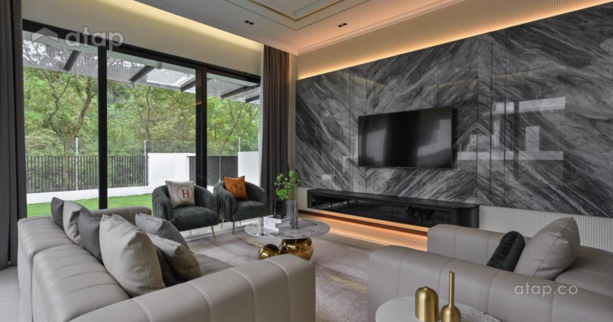 A Glimpse Of Monochrome Luxurious interior design renovation ideas ...