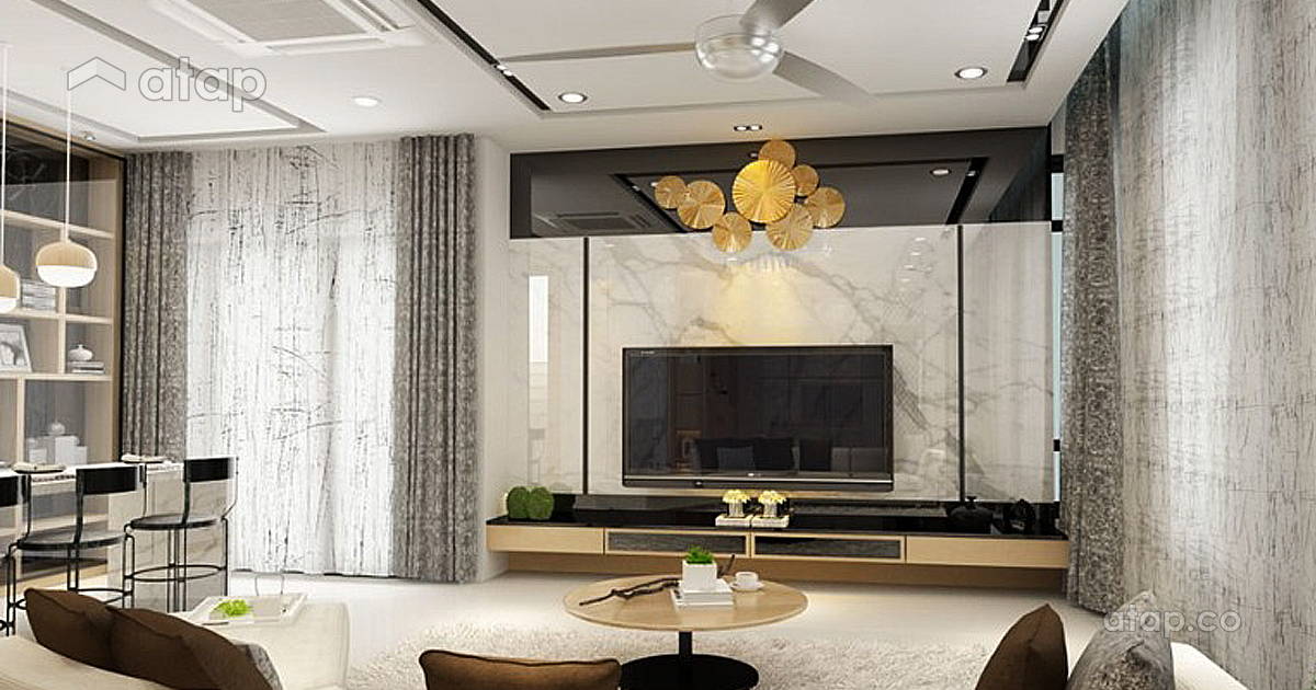 Contemporary Modern Living Room terrace design ideas & photos Malaysia ...