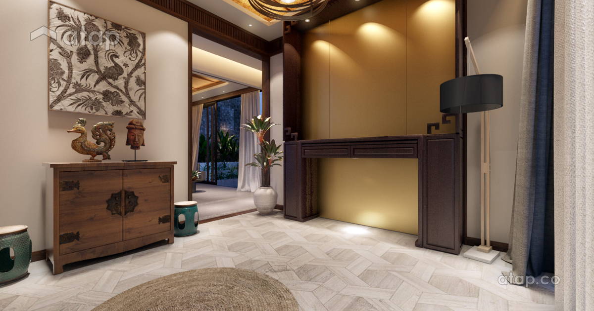 Asian Vintage Foyer terrace design ideas & photos Malaysia | Atap.co