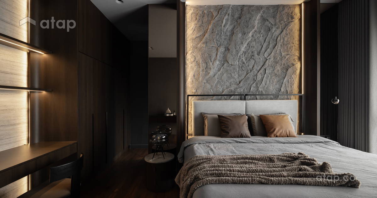 Contemporary Modern Bedroom condominium design ideas & photos Malaysia ...