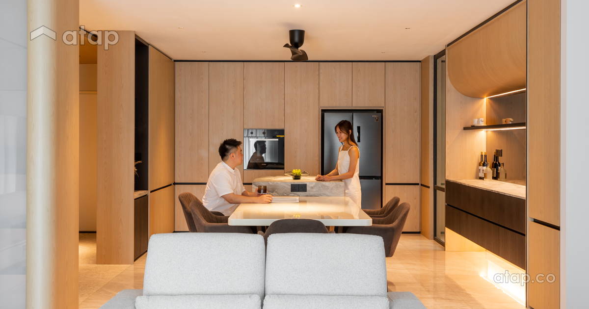 Minimalistic Dining Room condominium design ideas & photos Malaysia ...