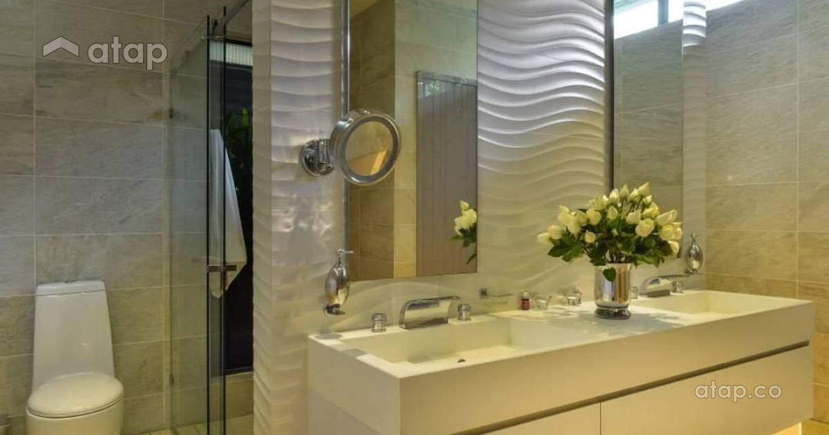 Contemporary Modern Bathroom bungalow design ideas & photos Malaysia