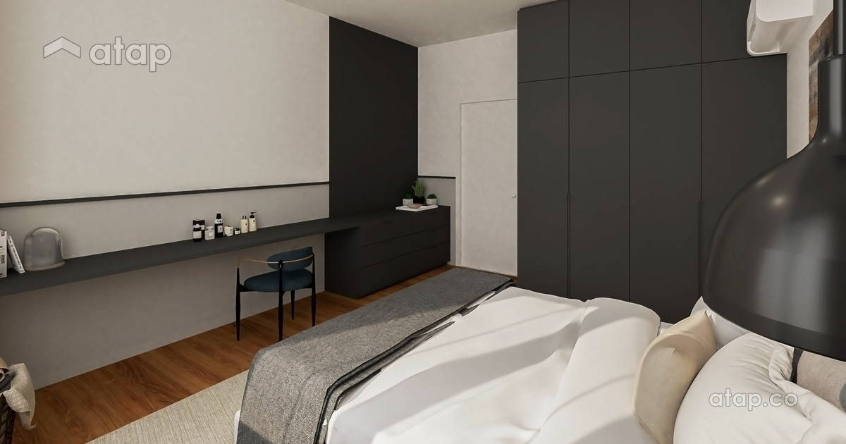 Minimalistic Scandinavian Bedroom apartment design ideas & photos