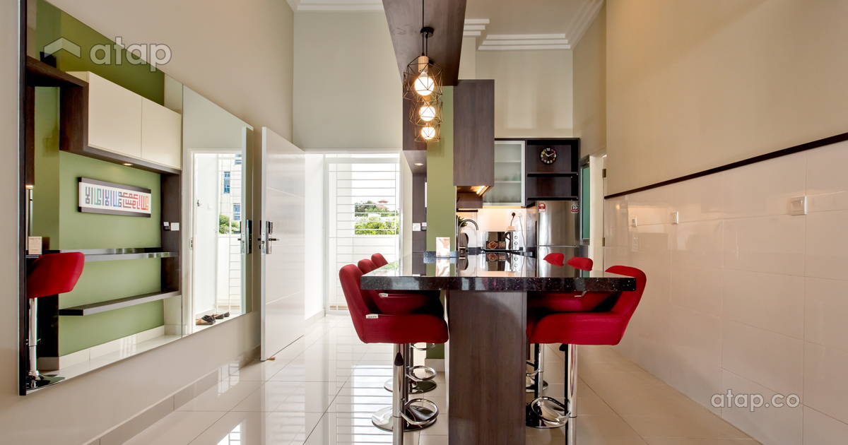Contemporary Kitchen condominium design ideas & photos Malaysia | Atap.co