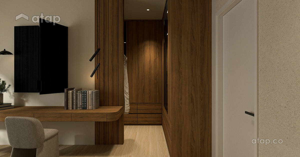 Modern Rustic Bedroom terrace design ideas &amp; photos Malaysia | Atap.co