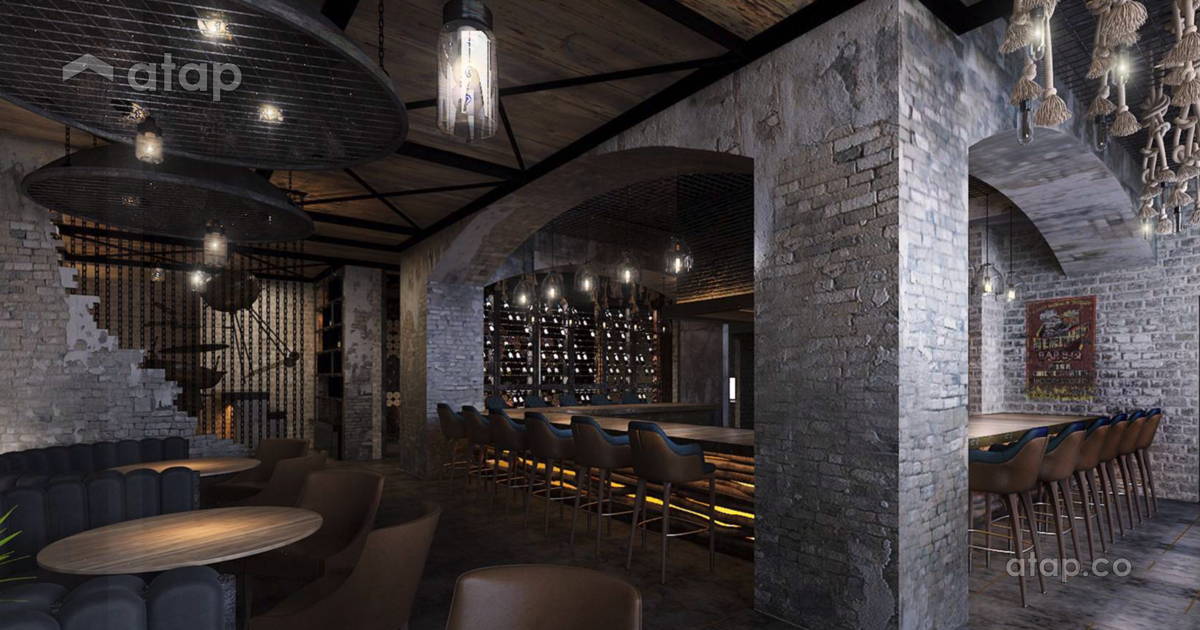 Rustic Malls Industrial Rustic F&B shopping mall design ideas & photos Malaysia ...