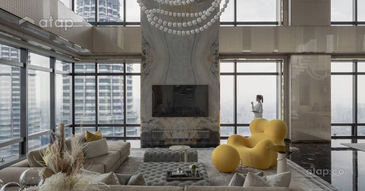 "Luxe Living in the Sky: Modern Comfort and Timeless Design" interior ...