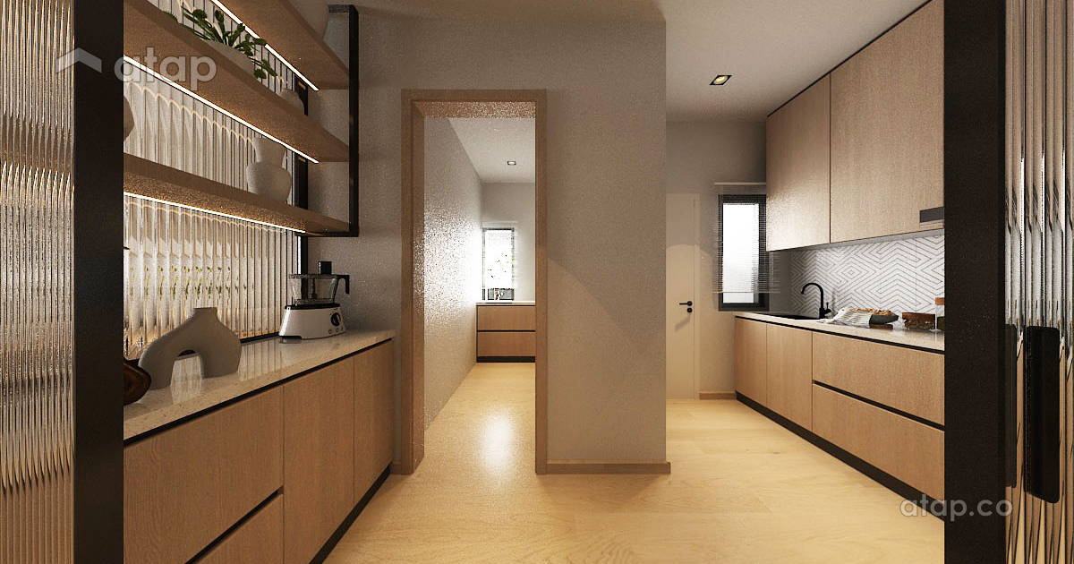 Scandinavian Zen Kitchen condominium design ideas & photos Malaysia