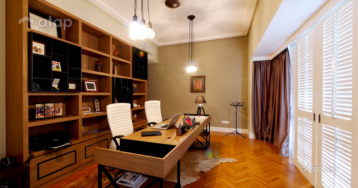 Contemporary Modern Study Room condominium design ideas & photos ...