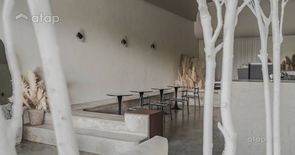 Minimalistic Rustic F&B shophouse design ideas & photos Malaysia | Atap.co