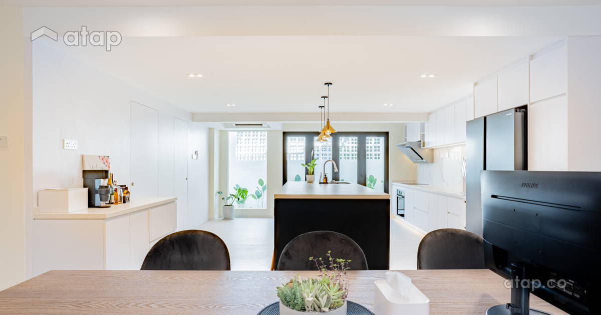 Modern Dining Room Kitchen terrace design ideas & photos Malaysia | Atap.co