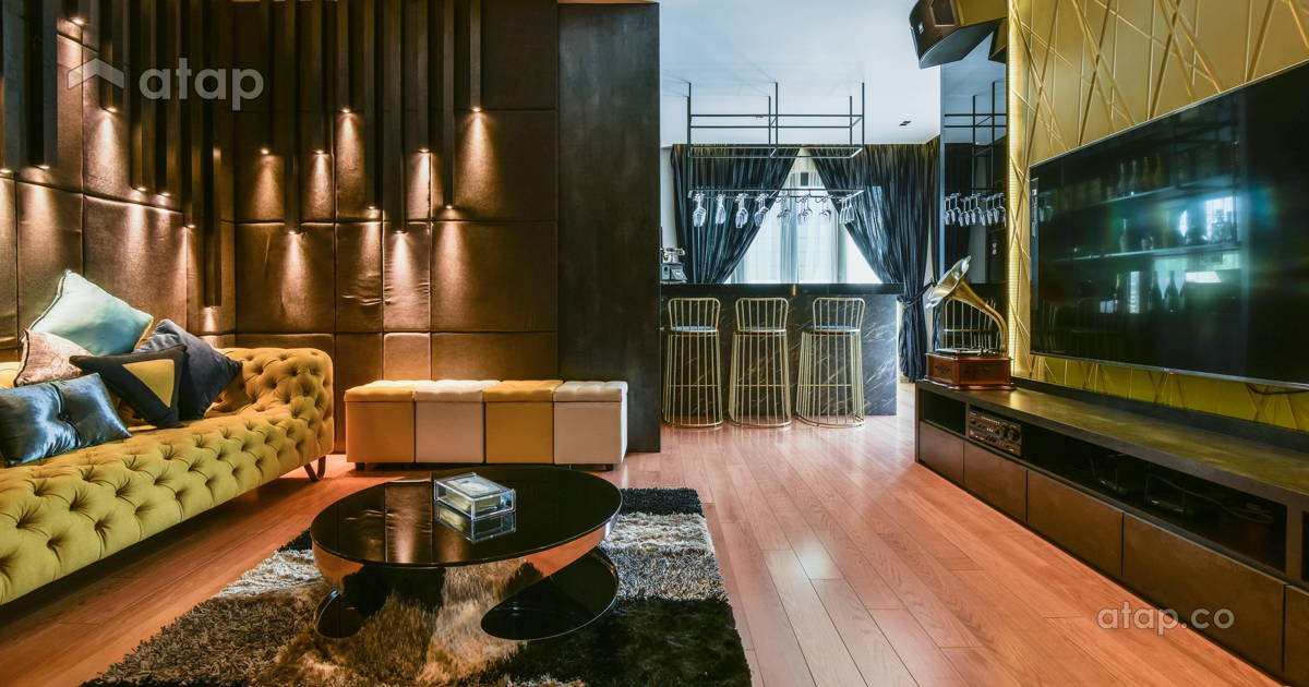 Classic Modern Family Room semi-detached design ideas & photos Malaysia ...