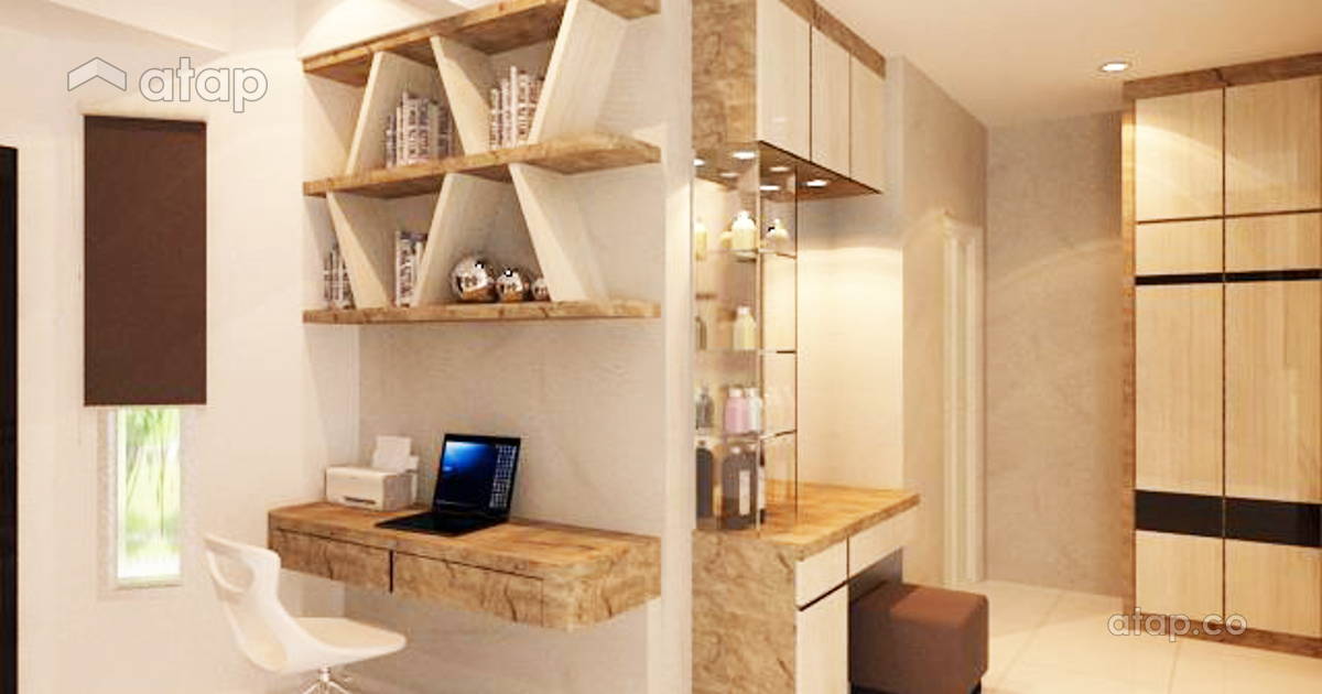 Modern Rustic Study Room terrace design ideas & photos Malaysia | Atap.co