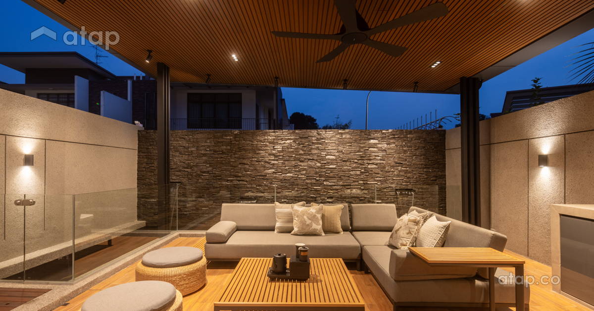 Modern Balcony Exterior semi-detached design ideas & photos Malaysia ...