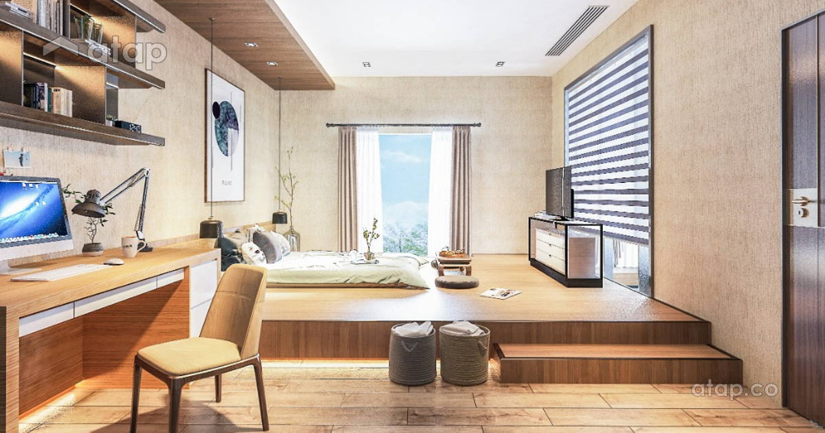 Classic Modern Bedroom bungalow design ideas & photos Malaysia | Atap.co