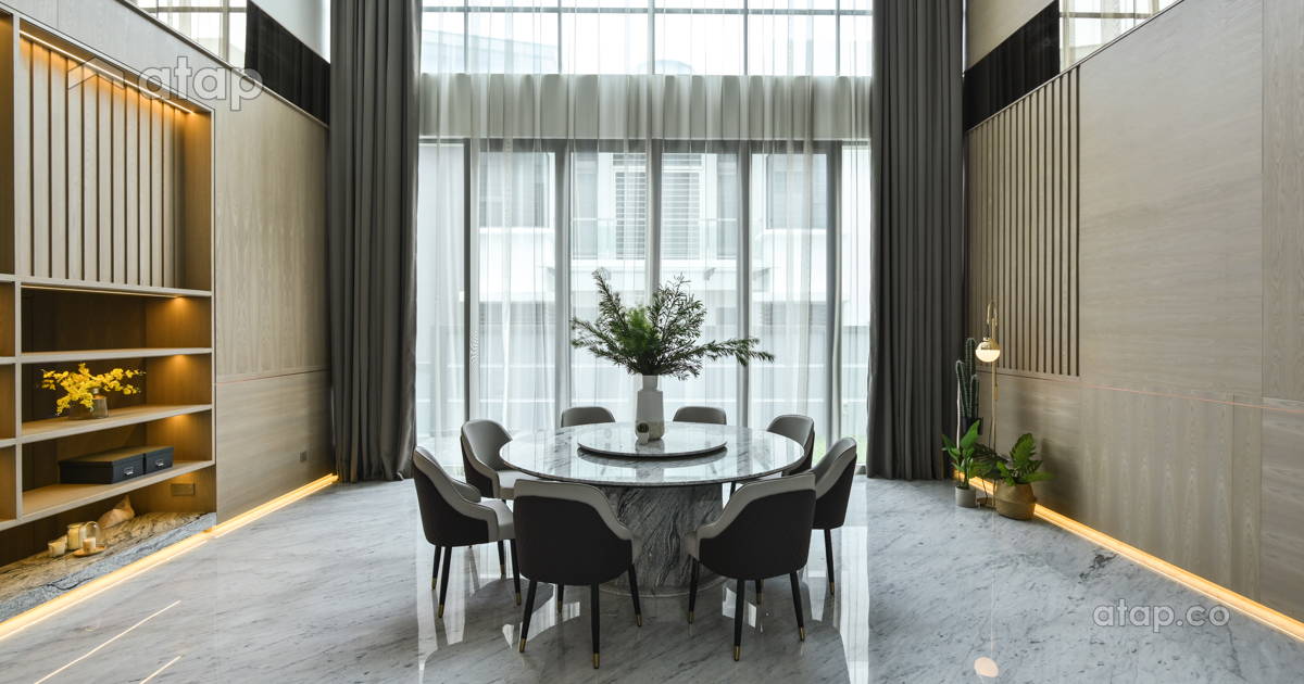 Contemporary Modern Dining Room bungalow design ideas & photos Malaysia ...