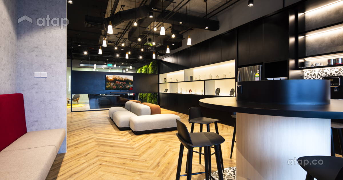 Contemporary Industrial Dining Room Office skyscraper design ideas ...