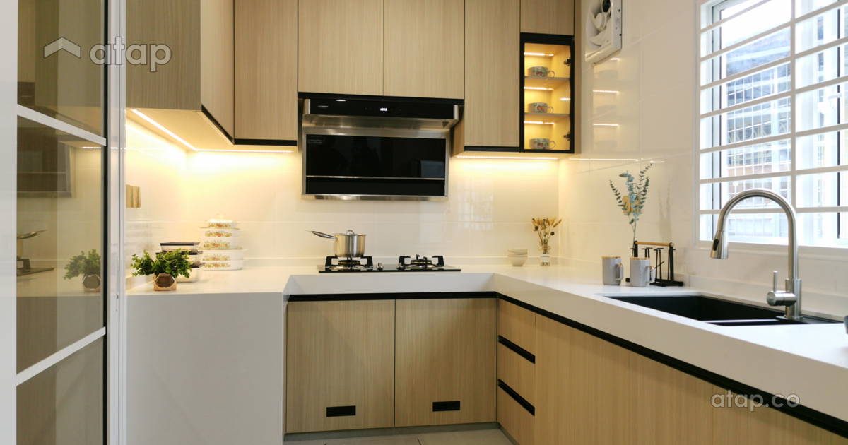 Contemporary Minimalistic Kitchen terrace design ideas & photos ...