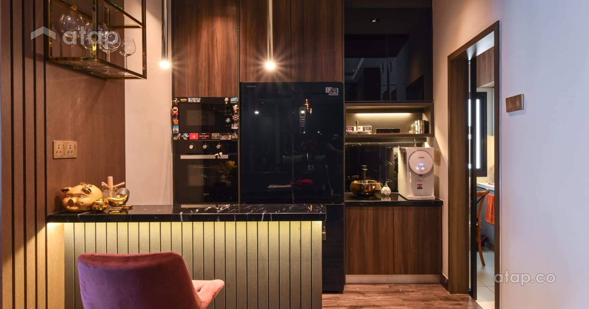 Contemporary Kitchen condominium design ideas & photos Malaysia | Atap.co