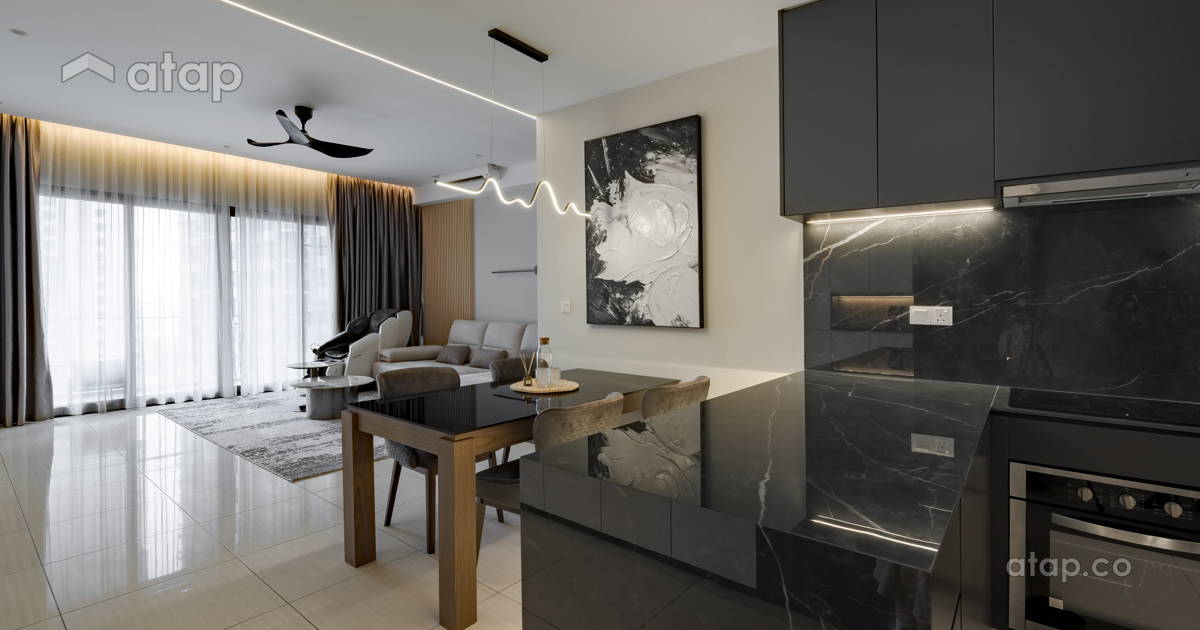 Contemporary Minimalistic Kitchen condominium design ideas & photos ... - Luxury Condominium Minimalist Design Elements