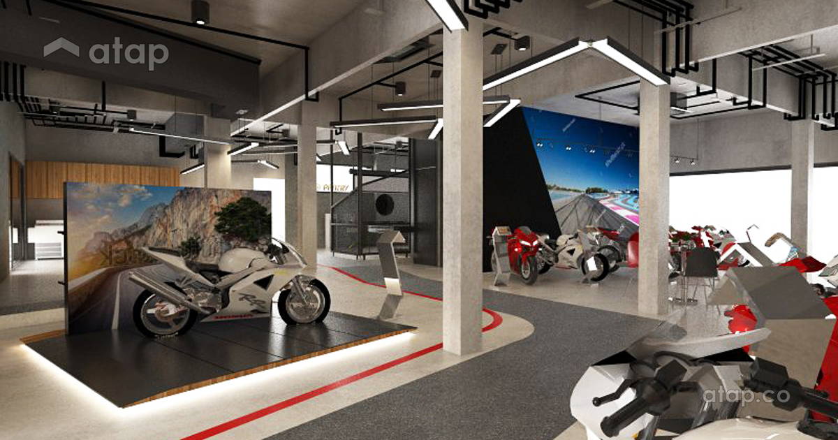 Honda Showroom & Gallery interior design renovation ideas, photos and