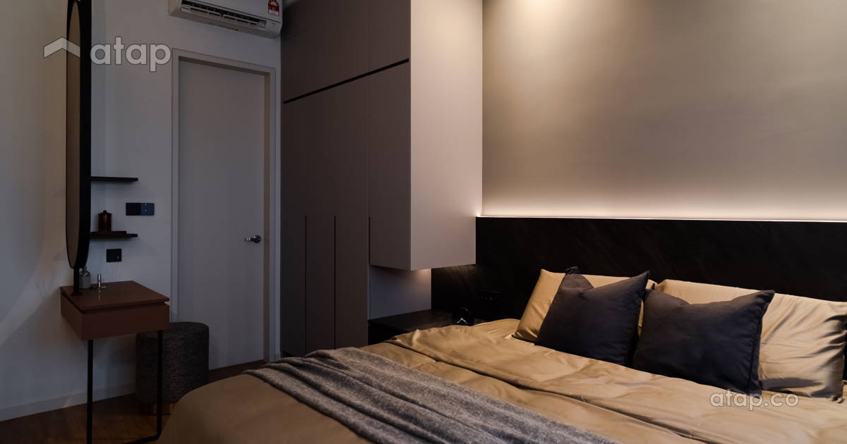 Industrial Bedroom condominium design ideas & photos Malaysia | Atap.co