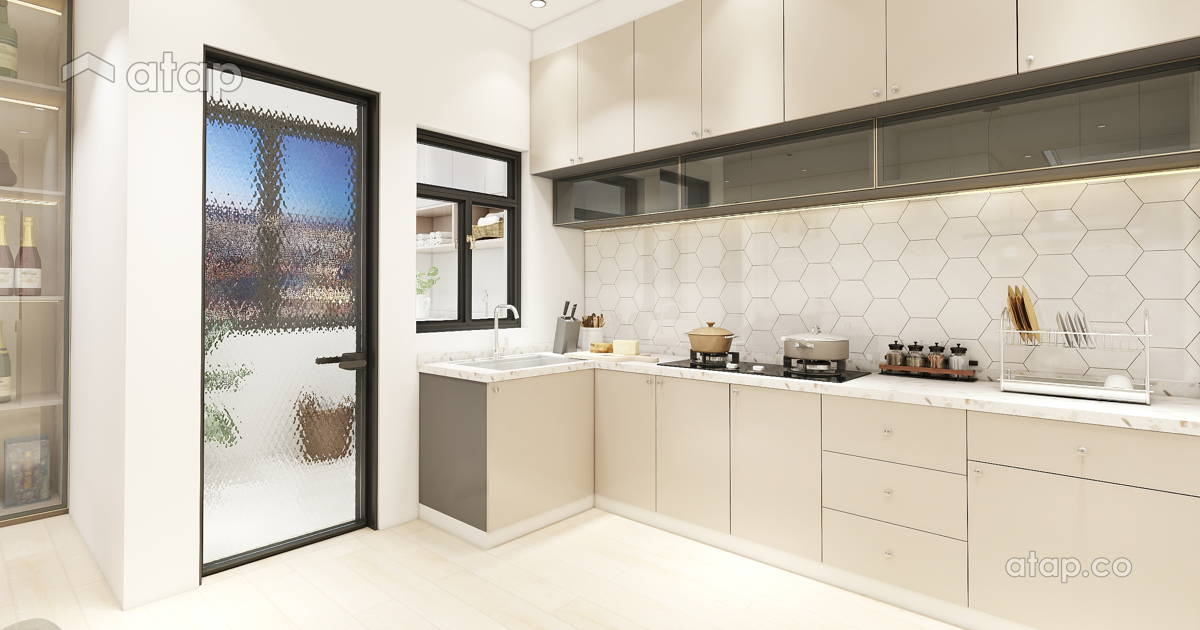 Modern Kitchen condominium design ideas & photos Malaysia | Atap.co