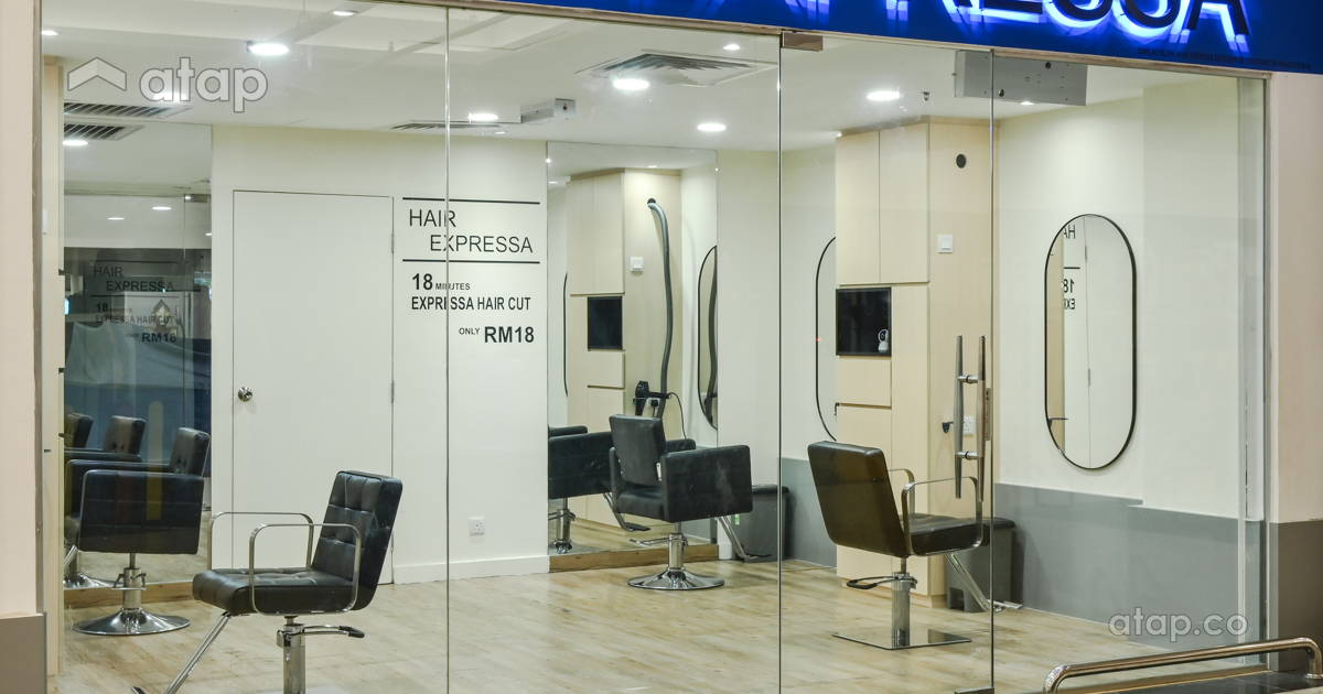 HairExpressa, Lotus Ampang interior design renovation ideas, photos and