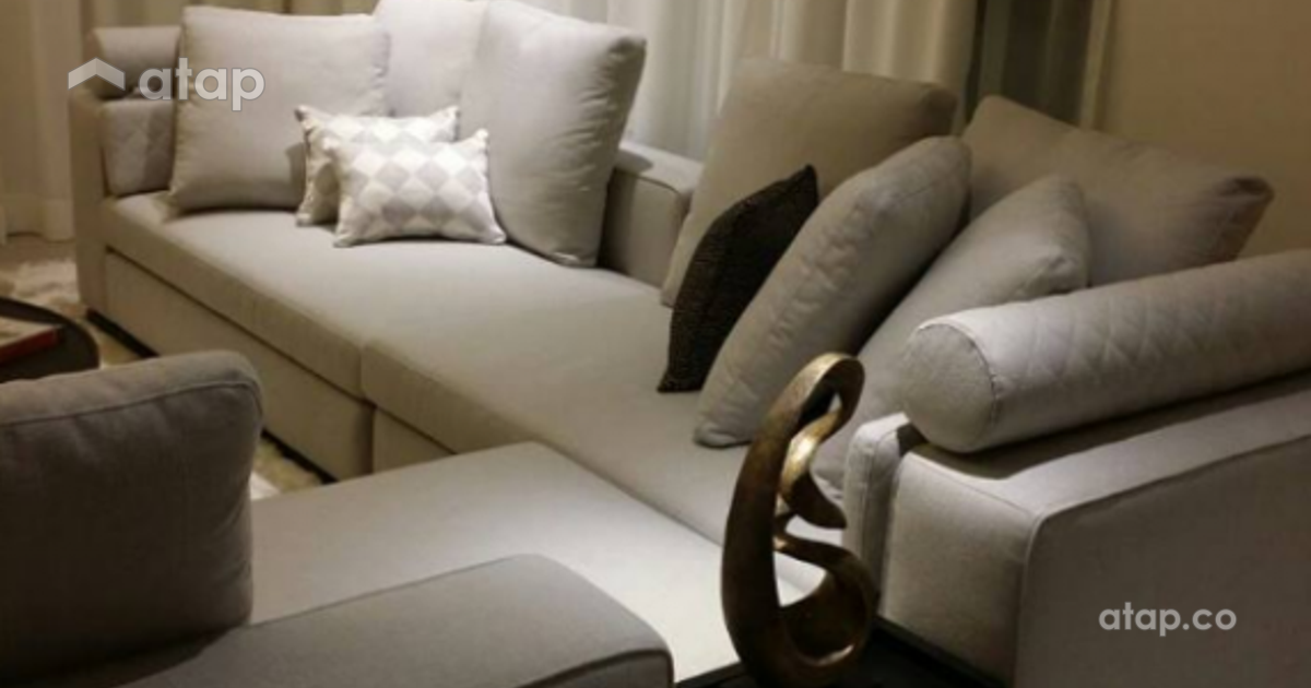 Zen Living Room condominium design ideas & photos Malaysia Atap.co