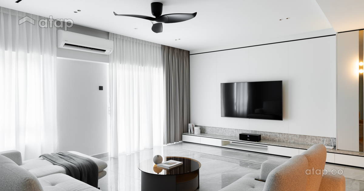 Minimalistic Living Room condominium design ideas & photos Malaysia ...