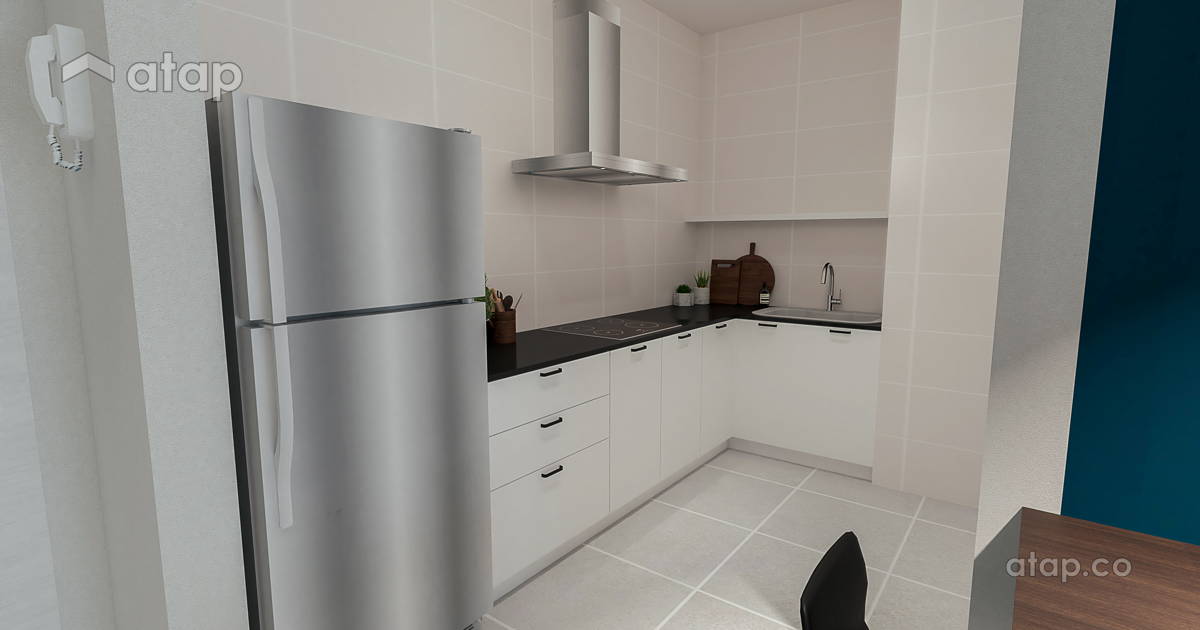 Minimalistic Scandinavian Kitchen apartment design ideas & photos