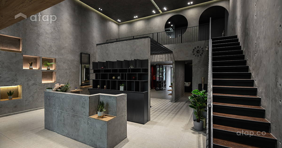 Contemporary Industrial shophouse design ideas & photos Malaysia | Atap.co