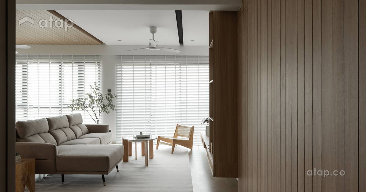 View of Zen Living Room condominium design ideas & photos Malaysia | Atap.co