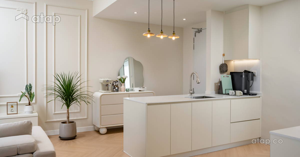 View of Minimalistic Scandinavian Foyer condominium design ideas & photos ...