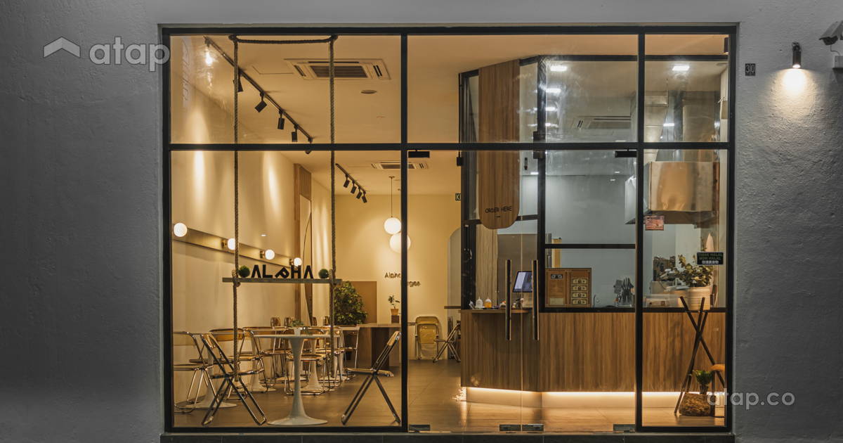 Alpha Burger Muar interior design renovation ideas, photos and price