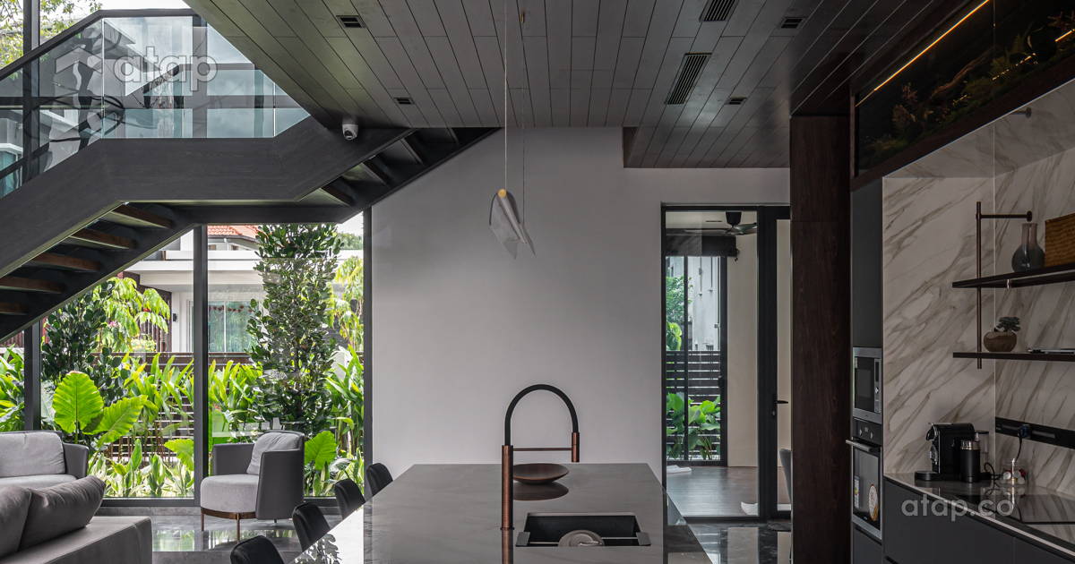 Modern Kitchen bungalow design ideas & photos Malaysia | Atap.co