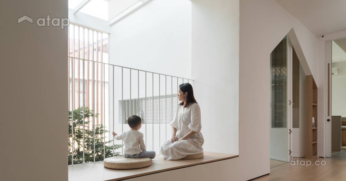 Contemporary Modern Foyer Kids semi-detached design ideas & photos ...