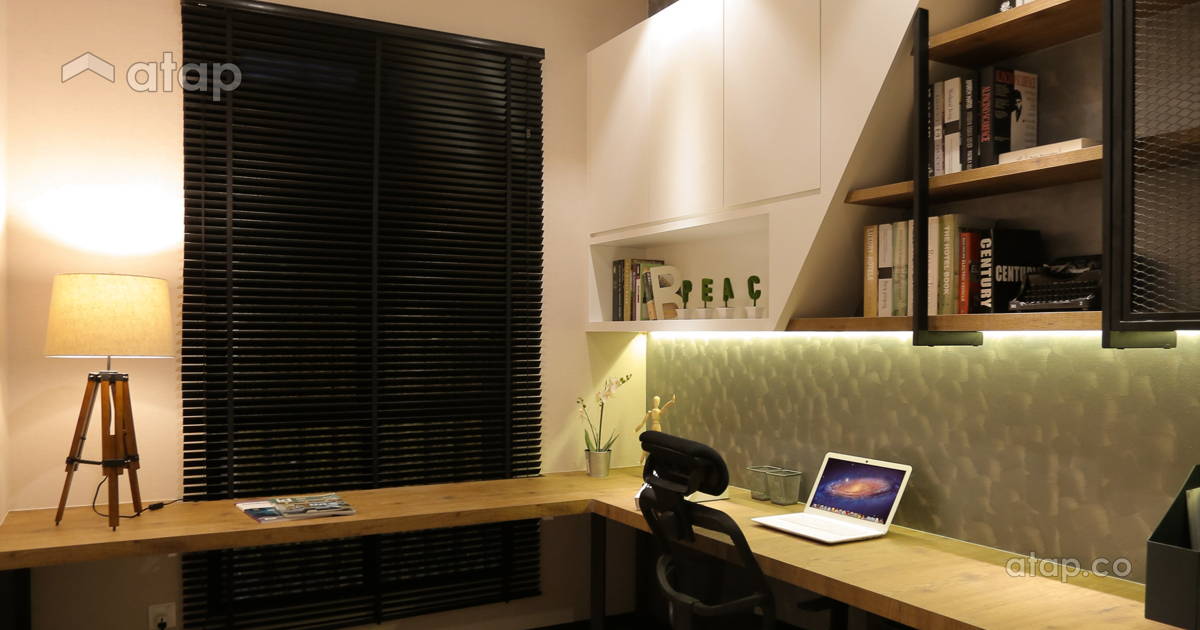 Modern Retro Study Room condominium design ideas & photos Malaysia ...