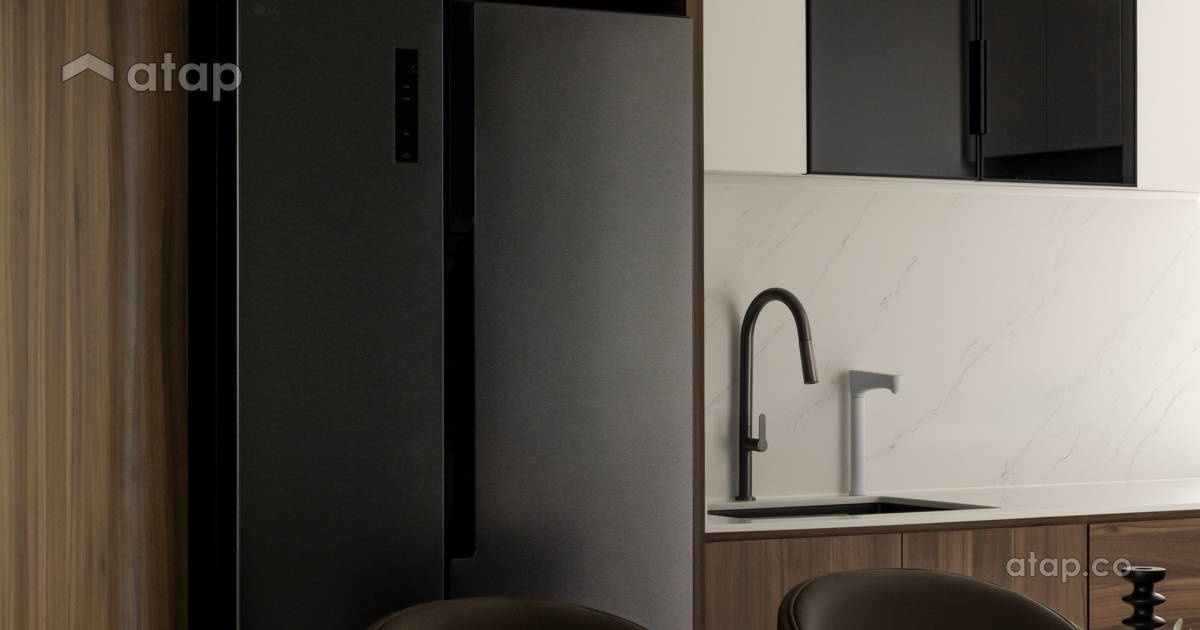 Contemporary Minimalistic Kitchen condominium design ideas & photos ...