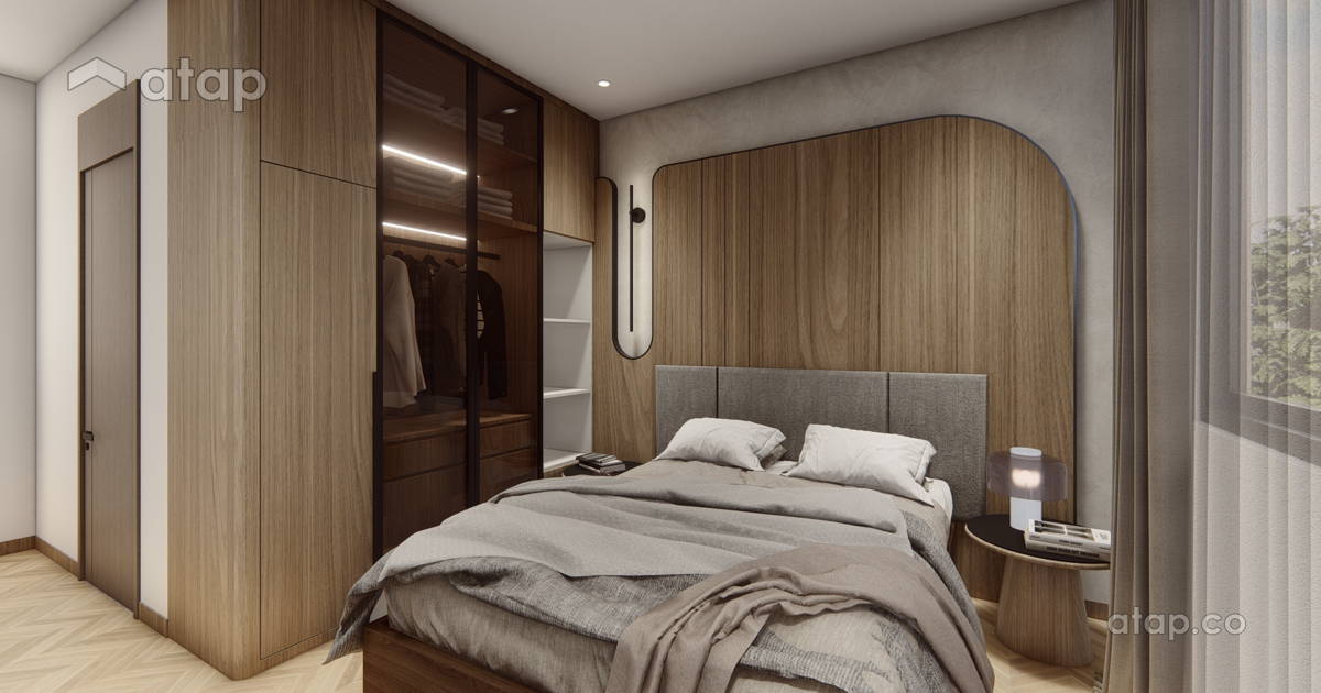 Contemporary Modern Bedroom Family Room condominium design ideas ...