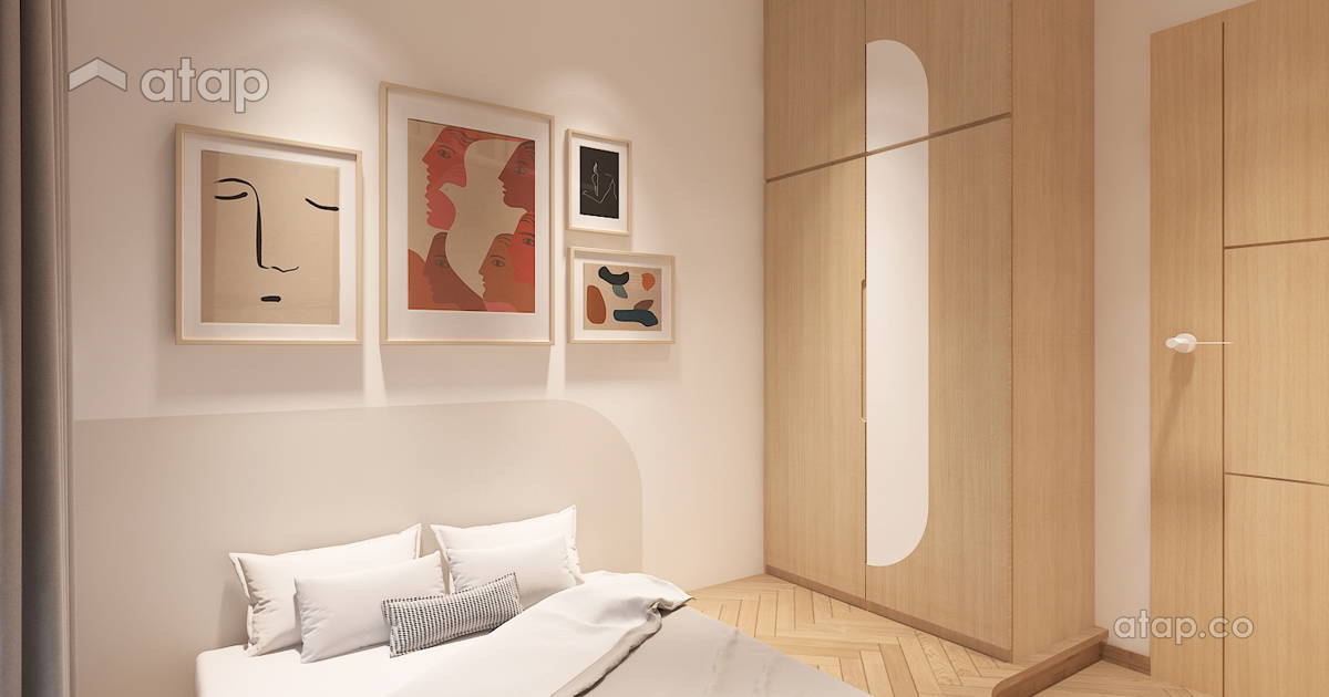 Zen Bedroom condominium design ideas & photos Malaysia Atap.co