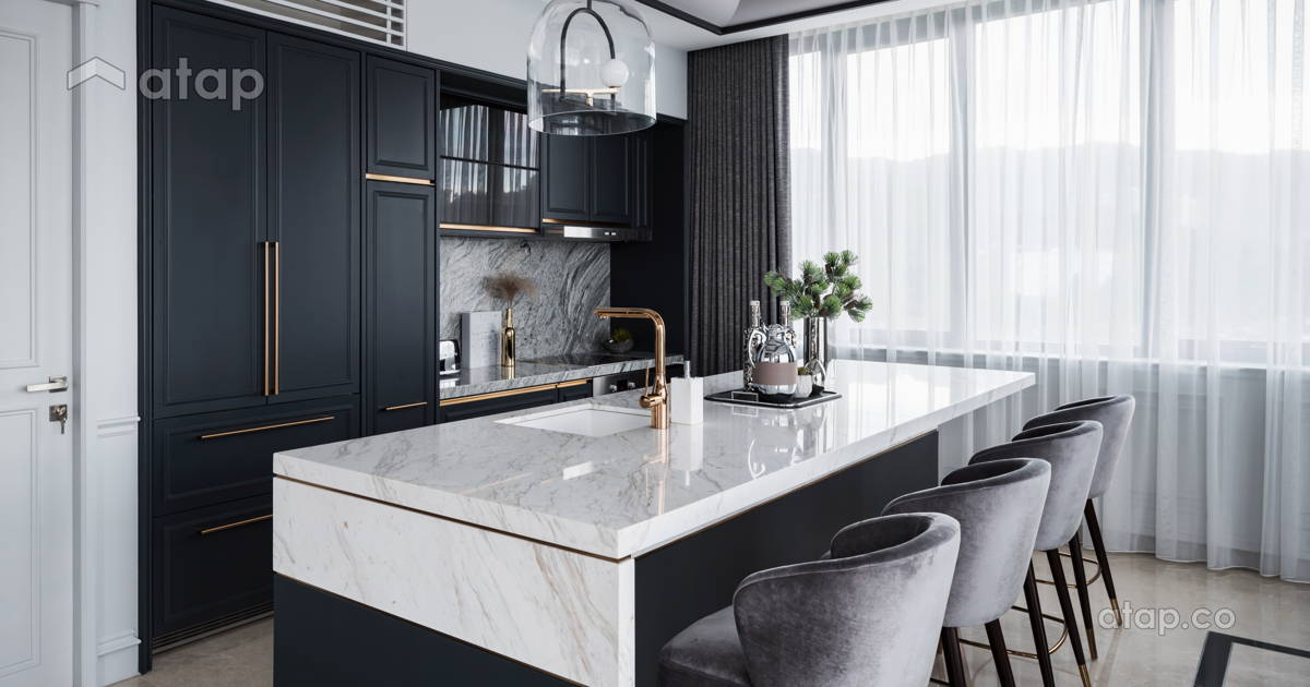 Classic Modern Kitchen condominium design ideas & photos Malaysia | Atap.co