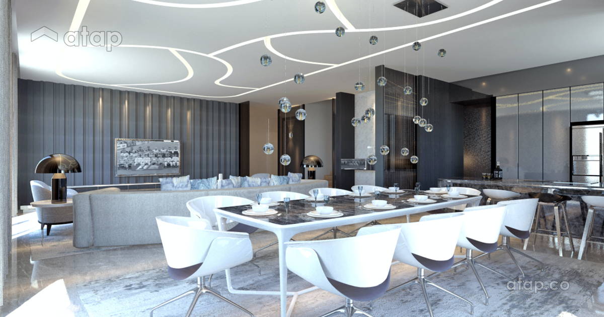 Contemporary Modern Dining Room bungalow design ideas & photos Malaysia ...
