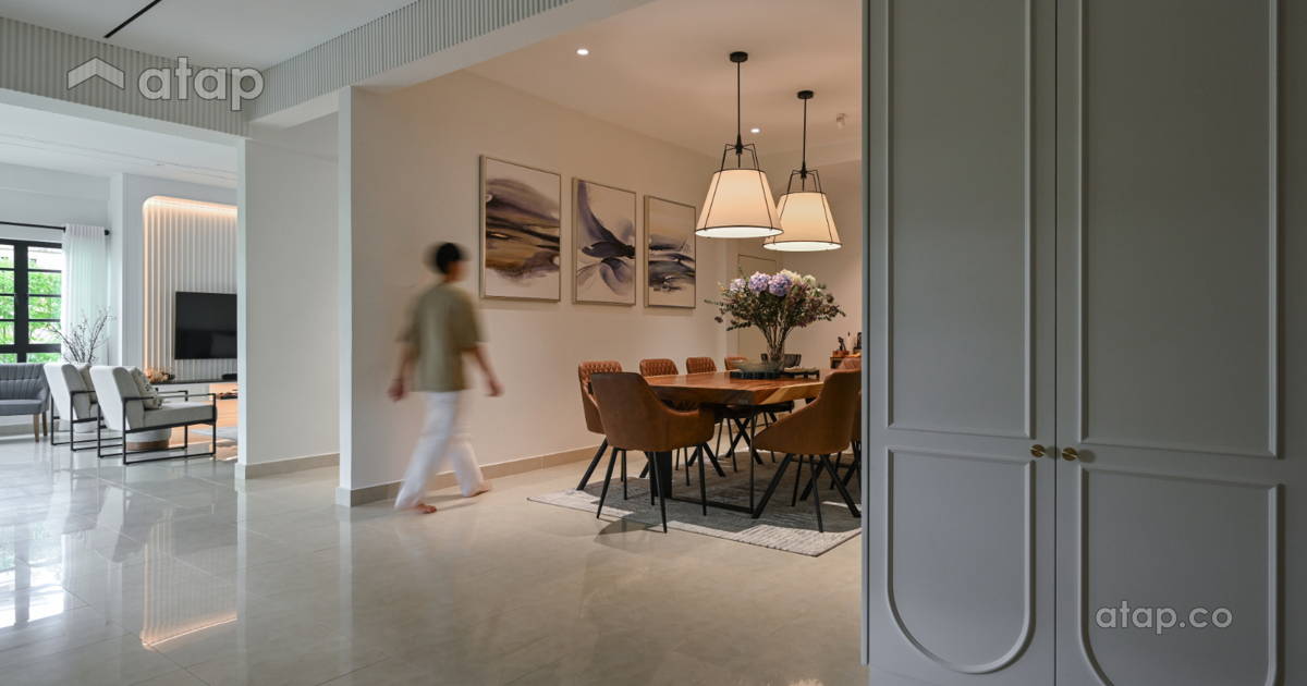 Classic Modern Dining Room bungalow design ideas & photos Malaysia ...
