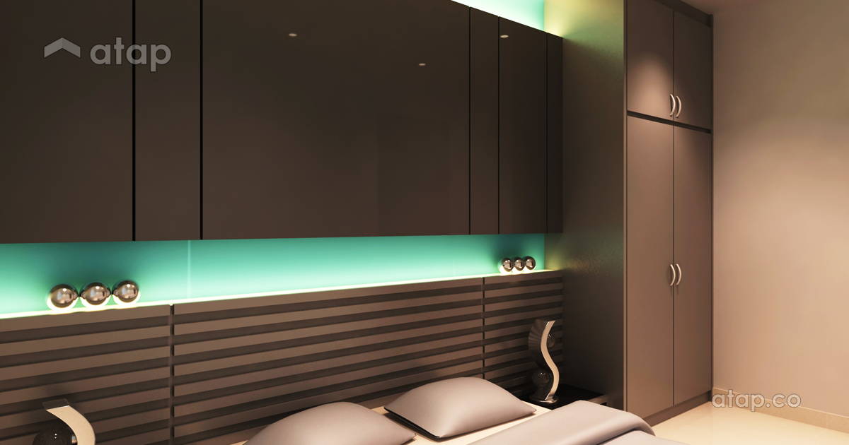 Contemporary Modern Bedroom condominium design ideas & photos Malaysia