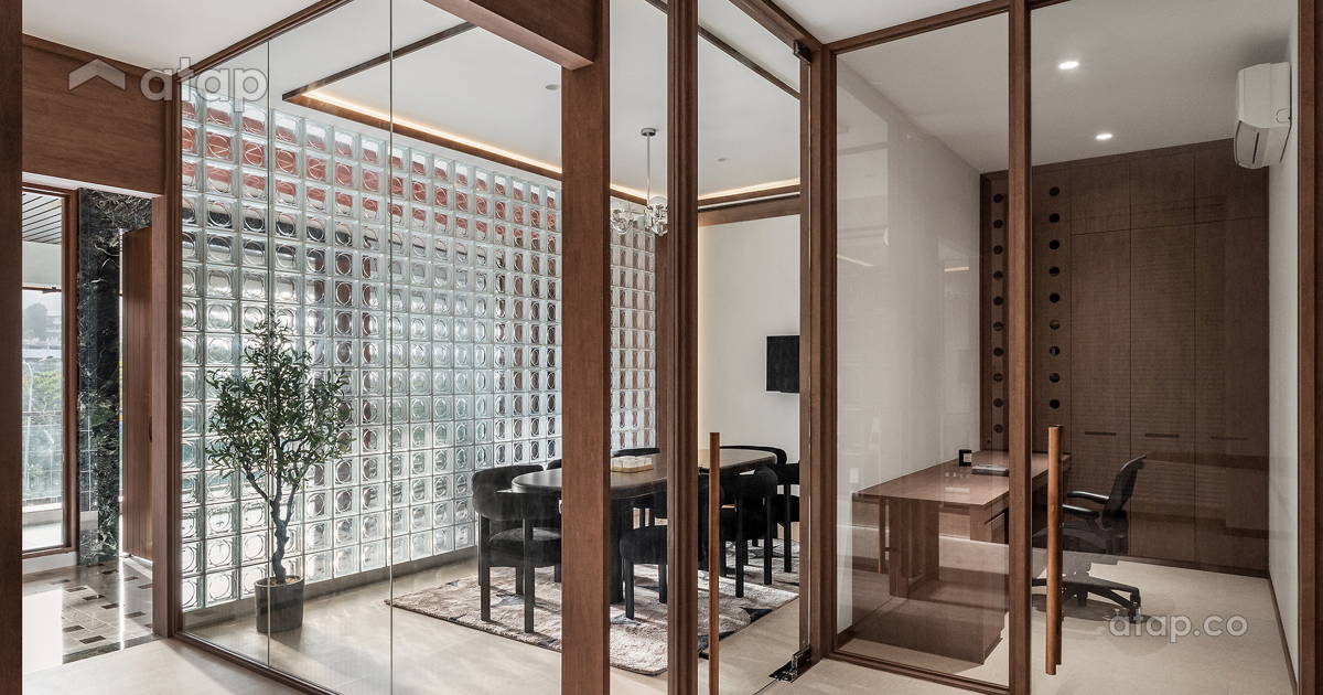 Modern Retro Office shophouse design ideas & photos Malaysia | Atap.co