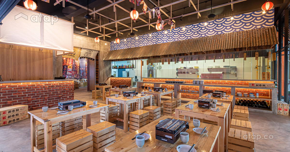 Asian Rustic F&B Retail shophouse design ideas & photos Malaysia | Atap.co