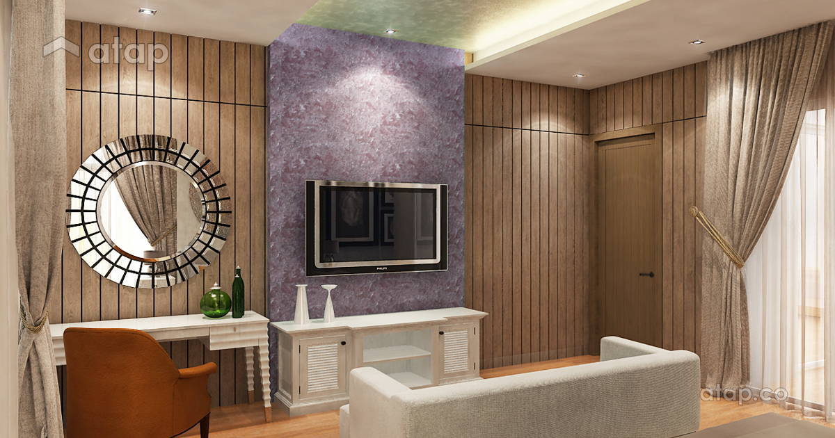 Asian Rustic Bedroom semi-detached design ideas & photos Malaysia | Atap.co