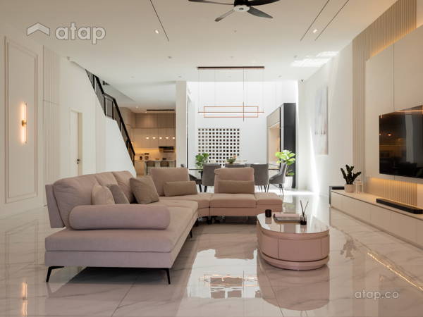 Minimalistic Modern Living Room@Timeless Tones